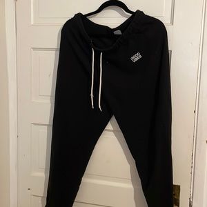 good vibes black sweatpants